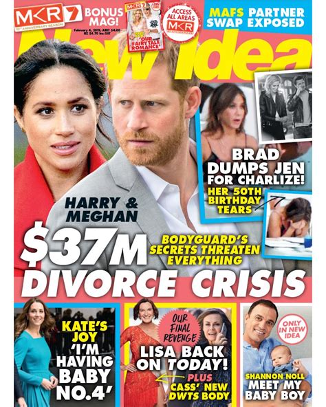 Meghan And Harry Crisis Talks Over Divorce New Idea Magazine