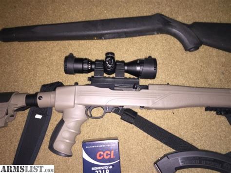 Armslist For Sale Ruger 1022 Stainless With Ati Stock And Extras