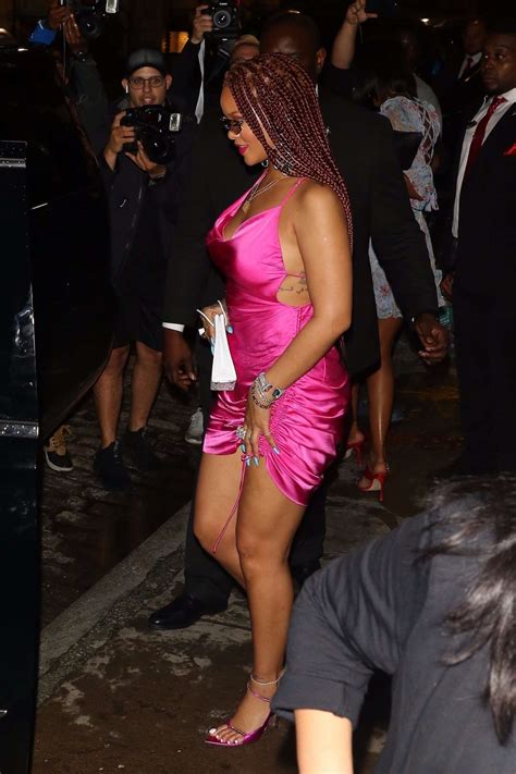 Rihanna In Pink Dress 20 Gotceleb