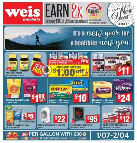 Weis Markets Weekly Ad Sales And Flyers Specials Mallscenters