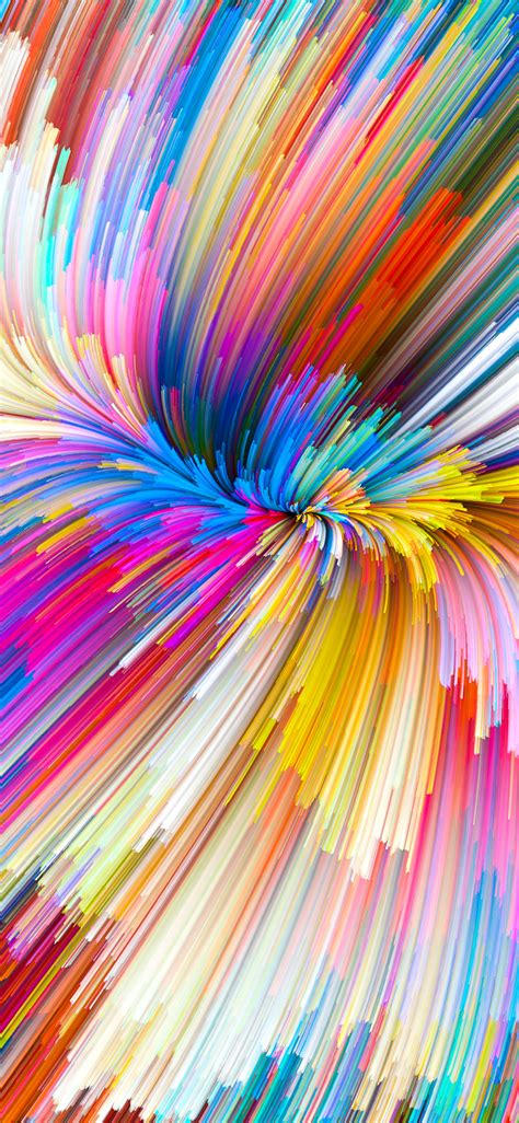 Vy07 Color Rainbow Digital Art Pattern Background Wallpaper
