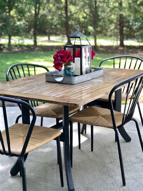Get the best deals on teak dining tables. Easy DIY to give a rustic touch to a dying teak outdoor ...