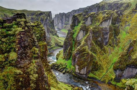 One Of The Coolest Canyons Ive Seen Fjadrargljufur Iceland 4909 X