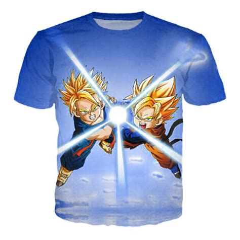 I love all the boxlunch jerseys. Aliexpress.com : Buy Fashion 3D Printed T Shirts Dragon Ball Z Trunks Son Goten Gotenks T Shirt ...