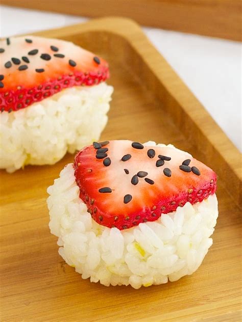 Strawberry Sushi Fruit Sushi Dessert Sushi Yummy Food