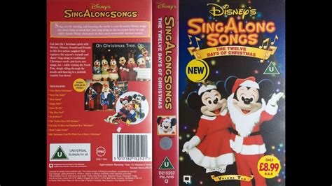 Sing Along Songs The Twelve Days Of Christmas Uk Vhs 1994 Youtube