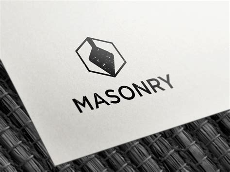 Masonry Logo Design By Lanof Design On Dribbble
