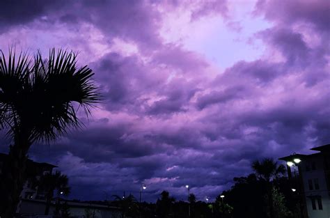 Photos Florida Sky Turns Purple After Hurricane Dorian Passes By Wfla
