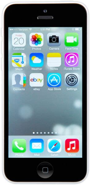 Apple Iphone 5c 8gb White Verizon A1532 Cdma Gsm For Sale