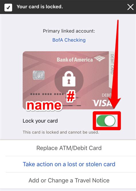 Banking, credit card, automobile loans. How to Lock and Unlock Your Bank of America Charge Card via the Bank of America Mobile App