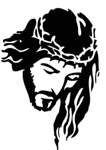 Details About Jesus Religious Silhouette Vinyl Decalsticker Jesus