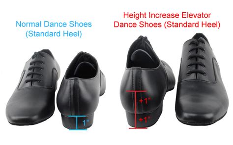 How many of us have this desire to be tall ? Height Increase Elevator Dance Shoes