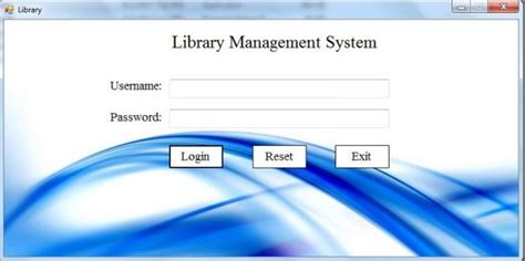 Library Management System Project In Vb Net With Source Code And