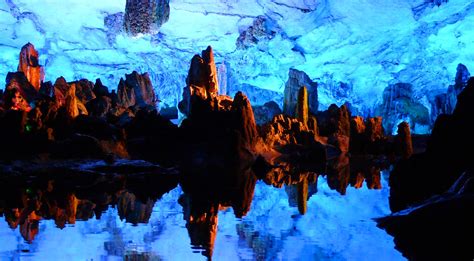 Reed Flute Cave Guilin China Vassrörsflöjtsgrottan Flickr