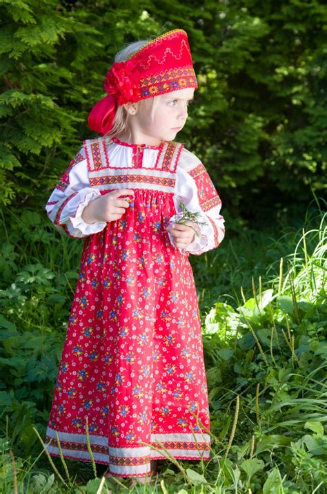 Flowered Traditional Russian Woman Dress Mashenka Sarafan Etsy
