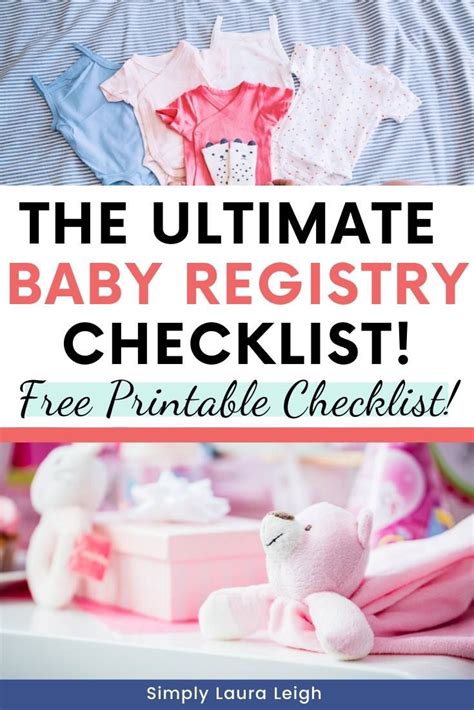 The Ultimate Baby Registry Registry Checklist With Free Printable