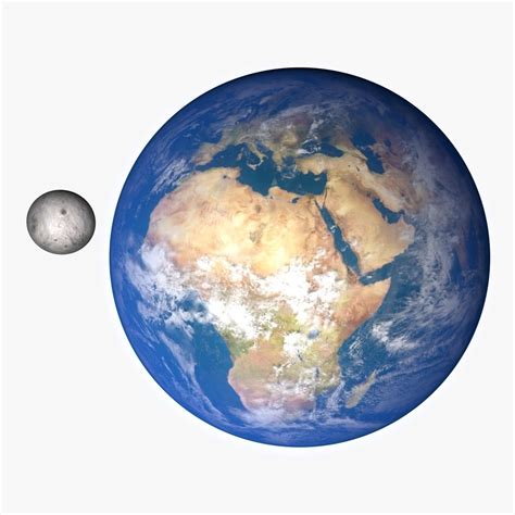 20k Earth With Moon 3d Animated Cgtrader