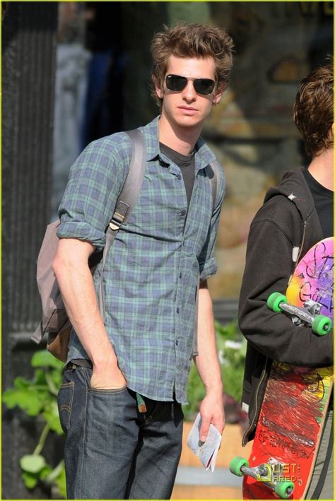 Andrew Garfield Spider Man Filming With Martin Sheen Andrew Garfield Photo