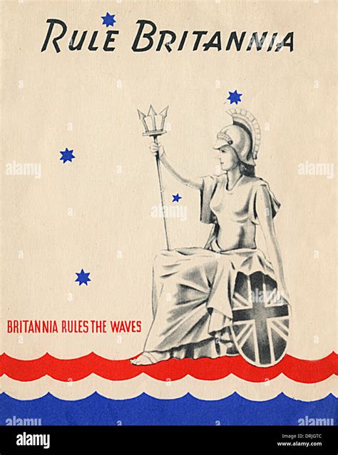 Rule Britannia Britannia Rules The Waves Stock Photo Alamy