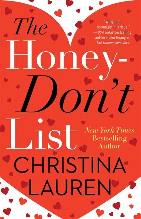 Honey Dont List Christina Lauren Romantic Books Romance Books