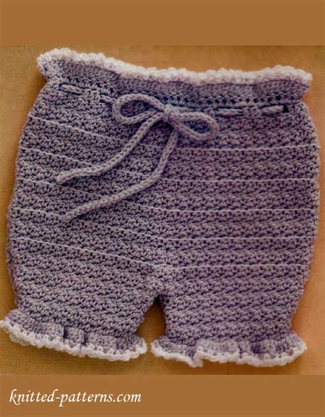 Baby Pants Crochet Free Pattern