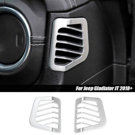 Car Dashboard Side Air Outlet Vent Cover Trim For Jeep Wrangler Jl Jt