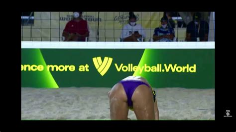 beach volleyball women cancun slow motion youtube