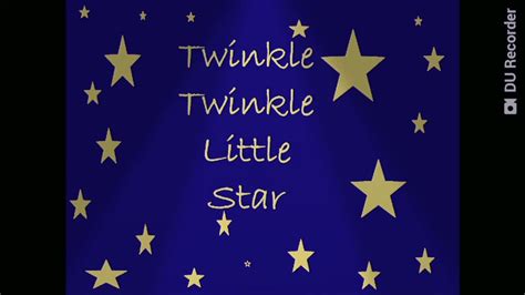 Twinkle Twinkle Little Star Nursery Rhymekids Song😊 Youtube