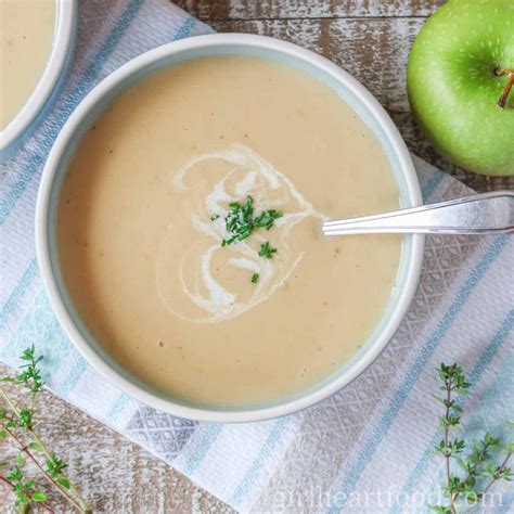 Creamy Parsnip And Apple Soup Recipe Girl Heart Food®