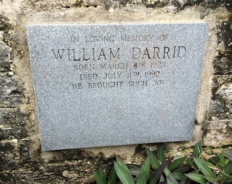William Bill Darrid 1923 1992 Find A Grave Memorial