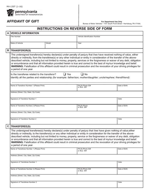 Fillable Penndot Form Mv 38a Authorization To Print Title And Release