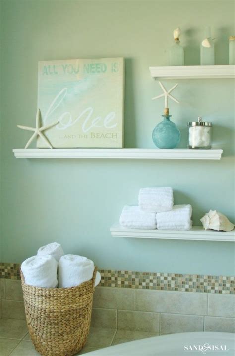 20 Some Accessories For Beautifying Seafoam Green Bathroom With Images Coastal Bathroom