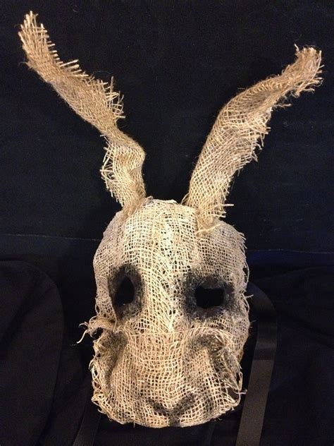 Creepy Mask Bunny Rabbit Burlap Scary Mask Halloween Costume Party Or