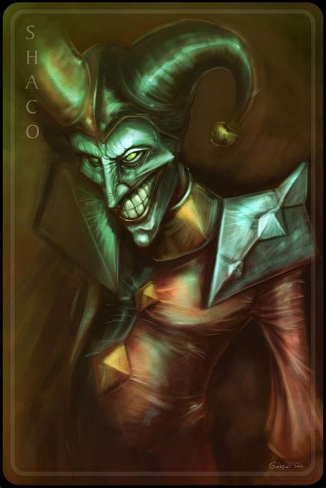 Shaco The Demon Jester By Jsuursoo On Deviantart Joker Artwork Scary Clowns Jester