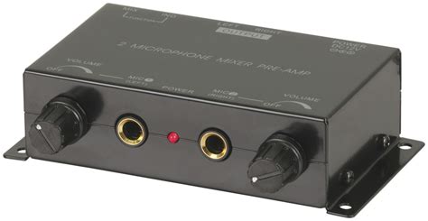 2 Channel Mixer With Microphone Preamp Am4201takes Your Standard