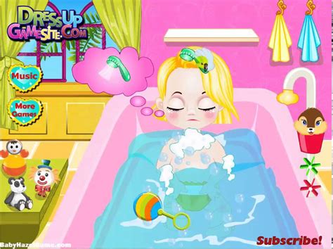 Baby Rapunzel Haircut And Bathing Baby Games Youtube