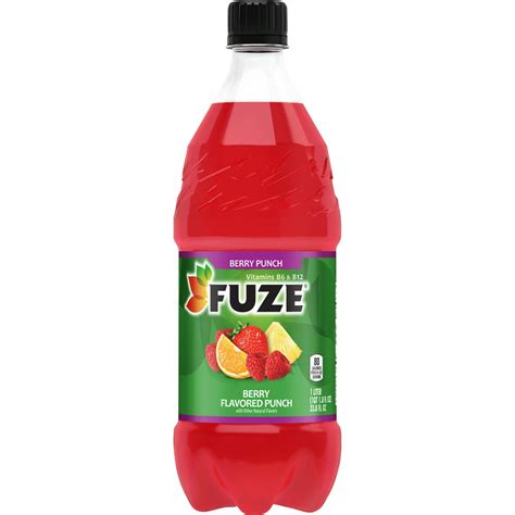 Fuze Berry Flavored Punch Bottle 1 L