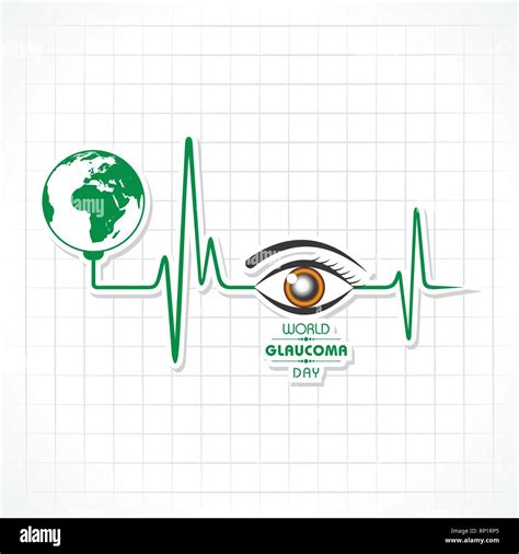 Vector Illustration Of A Background For World Glaucoma Day 12 March