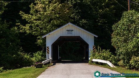 Scenic Vermont Photography Comstock Covered Bridge In Montgomery