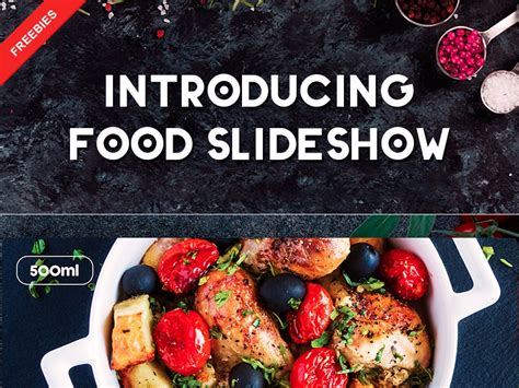 Only free download for subscribes. Introducing Food Slideshow - Free After Effect Template by ...
