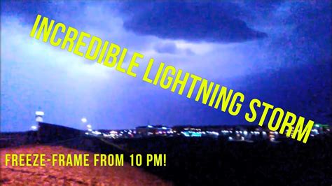 Insane Lightning Storm Totally Unexpected Youtube