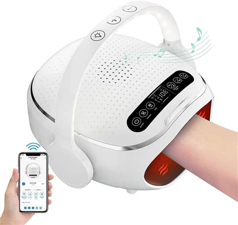 Snailax Cordless Hand Massager With Heat Compression Hand Massager With App Control And Bluetooth
