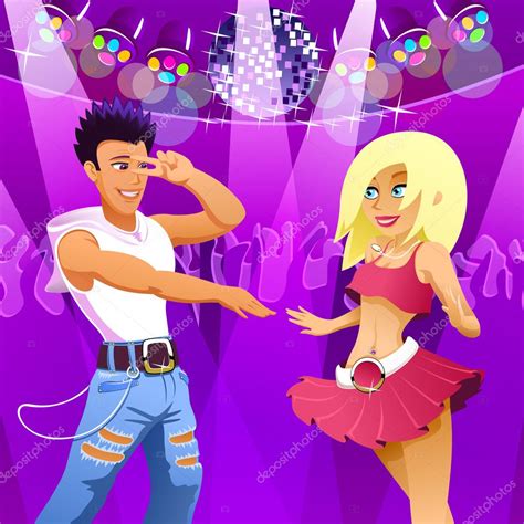 sexy couple dancing disco stock vector image by ©voysla 40017167