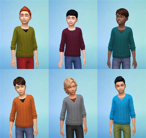 My Sims 4 Blog Clothing For Boys And Girls By Marie
