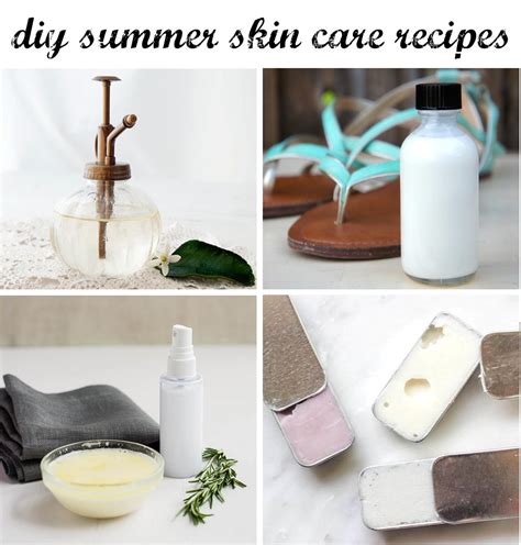 Natural Diy Summer Skin Care Recipes