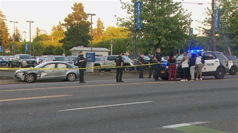 Police Investigate Shooting Crash In Southeast Portland