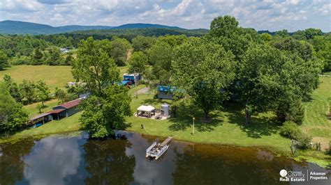 Country Home With Acreage For Sale In Arkansas With Pond