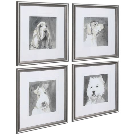 Modern Dogs Framed Prints S4 Uttermost