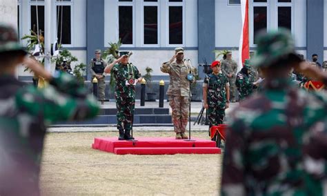 Pimpinan Militer Senior As Dan Indonesia Resmi Buka Latihan Militer
