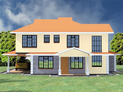 5 Bedroom Maisonette House Plans In Kenya Hpd Consult
